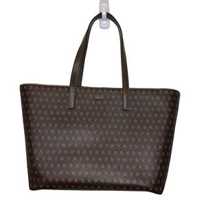 Brown DKNY Tote Bag